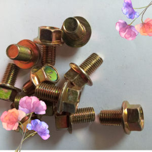 Flange Bolt M10 x 16 KUNING / BAUT TUTUP OLI / Baut Topi