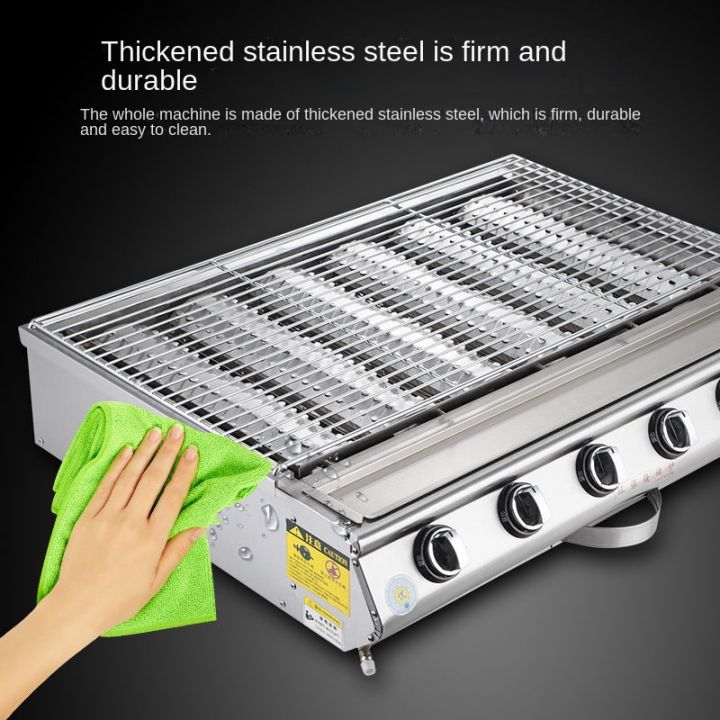 Gas griller lpg heavy duty indoor Smokeless Stainless Steel gas