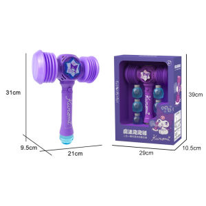Đồ Chơi Gậy Thổi Bong Bóng Công Chúa Tuyết Elsa Có Nhạc Và Đèn Tặng Kèm Pin Dung Dịch Bong Bóng Gậy Phép Thuật