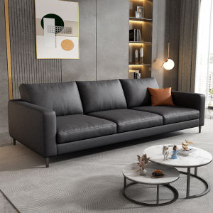 Fabric Sofa Nordic Light Luxury Large and Small Apartment Type Faux Leather Latex Apartment Sofa Sofa Chair Sofa Set 123 Seater Business Office Sofa