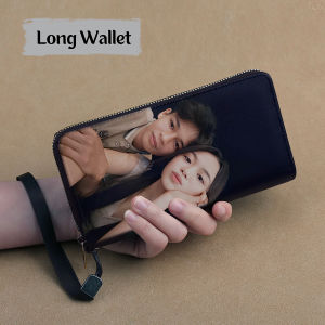 Custom Photo Wallet – Personalized Couple Picture Wallet PU Leather Long & Short Wallet Gift
