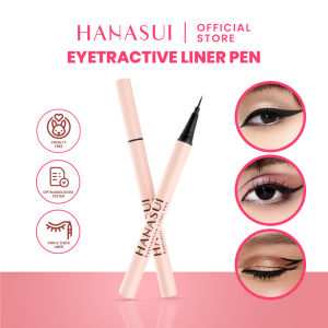 [BPOM] Hanasui Eyetractive Liner Pen Eyeliner Pencil Spidol Thin and Thick WaterProof Oil Proof