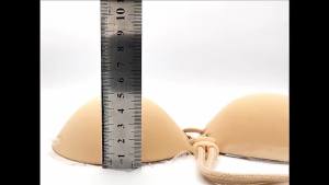 Dán ngực dày 5cm dày Áo ngực vô hình ngực phẳng Silicone dán ngực cô dâu dán ngực cưới