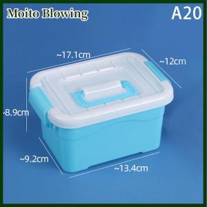 Moito PP Plastic Storage Box With Lid Portable Kids Toys Student Stationery Jewelry Storage Case Container Cosmetics Sorting Box