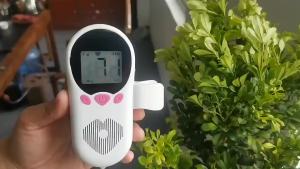 ANJOU Baby Heart Monitor Portable Fetal Doppler with Gel LCD Screen