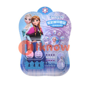 I know Cartoon Sophia Princess nail polish accessories Frozen makeup toys girl diy water-based non-toxic childrens nail polish set