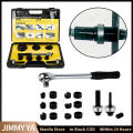 Hydraulic Hole Opener 1/2" to 2" Manual Knock Out Punch Driver Kit Knockout Puncher Set CC-60 Model. 