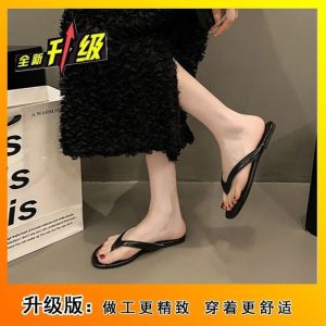 [Free Shipping] 2026 New Style Versatile And Elegant Studded Flip-Flops WomenS Sandals With High Heels
