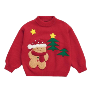 Christmas gifts Halloween Christmas Girls Thick Sweater Anime Kawaii Autumn Winter New Style Childrens Fashion Sweet Warm Sweater Soft Comfort Scarf