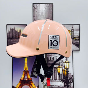 Mũ Bảo Hiểm Lưỡi Trai NAPOLI 6 Múi Cao Cấp/Bảo Hành 12 Tháng.