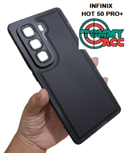 SOFTCASE INFINIX HOT 50 PRO PLUS CASE LEATHER PRO CAMERA BLACK