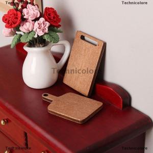 [COD] Technicolore 5ชิ้น/เซ็ต1:12 dollhouse Miniature สับบอร์ดจำลองตัดบอร์ดขนมปังขนมบอร์ดรุ่น KITCHEN Decor ของเล่นตุ๊กตาบ้านอุปกรณ์เสริม