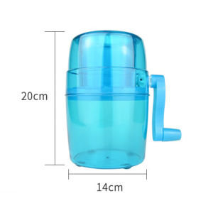 เครื่องทำน้ำแข็งใส เครื่องบดน้ำแข็งใส ที่ปั่นน้ำแข็ง แบบมือหมุน ไม่ต้องใช้ไฟฟ้า แบบพกพา ไสน้ำแข็ง ทำความสะอาดง่าย