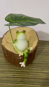 Funny Frogs Panda Fishing Statue Ornament Resins Sculpture for Garden Landscape Decorative Outdoor Animal Figurine Gift