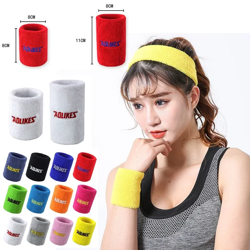 Băng Cổ Tay, Băng Đô Chặn Mồ Hôi Tay Chơi Thể Thao, Tập Gym, Tennis Aolikes 0235 Chính Hãng (1 Chiếc) | Lazada.vn