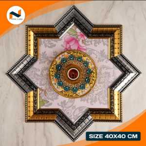 Tempat Lampu PVC C 08 Ukuran 40x40 CM Bahan Premium Model Bintang