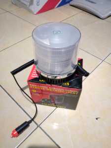 LAMPU EMERGENCY MOBIL BLITZ PUTIH 9 MODE 12/24V COLOK LIGHTER