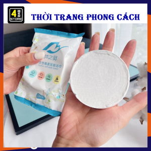 Khăn tắm nén du lịch bằng Cotton dùng một lần 70*140 cm / Khăn Nén Cotton Du Lịch Siêu Thắm Nước