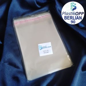 125 x 16 cm Plastik Opp 18 micron ( Tipis ) isi 100 lembar  untuk Pengemasan Makanan Aksesoris dan Barang Kecil