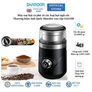 Máy xay hạt và phê và các loại hạt ngũ cốc thương hiệu Shardor CG638B - Hàng Nhập Khẩu (BH 1 NĂM)