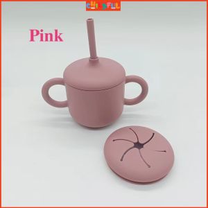 CHILDFUL Baby Training Silicone Sippy Cup Baby Silicone Bottle Straw Cup Cawan Baby Cup Cawan Kanak Children Cup Kid Straw Cup