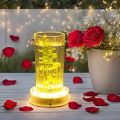 Simplelight 5 Inch Square Led Light Base - Light Base for Glass Art, Ideal Led Display for Vases - Lighted Base for Glass Art (5inch Square LED Vase Base Light, Soft White). 