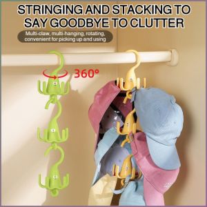 Hangers Multi-functional and Practical Five-claw Hook Stable Suspension 360° Rotation