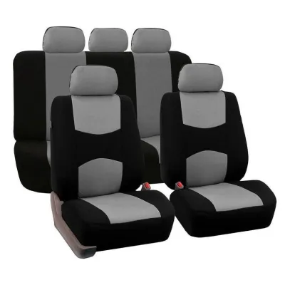 BISA COD - Cover Jok Sarung Jok Mobil Universal Bahan PU Leather - Set Sarung Cover Jok Mobil Universal PU Leather Penutup Sandaran Kepala Pelindung Kursi Mobil Tahan Air