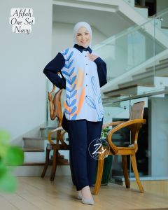 CHANA ONESET BY ZR STELAN WANITA TERVIRAL ONESET CRINKLE AIRFLOW MODERN