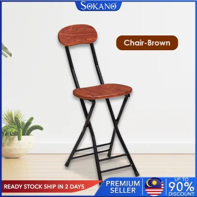 SOKANO HP033 (Foldable Table/Foldable Chair) Foldable Dining Table Foldable Dining Chair Simple Folding Portable Table Stall Square Table Meja Lipat Meja Makan Dining Set Kerusi Makan