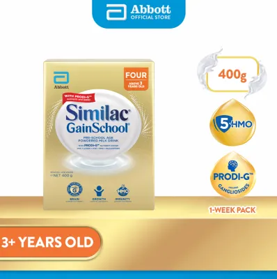 Similac Gainschool 400g for Kids Above 3 Years Old Powdered Milk Drink