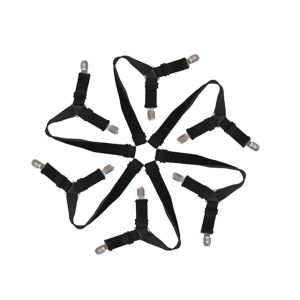 สายรัดผ้าปูที่นอน สายรัดที่นอน สายรัดมุมเตียง แบบมียางรอง ดึงผ้าปูที่นอนให้เรียบตึง Bed Sheet Straps