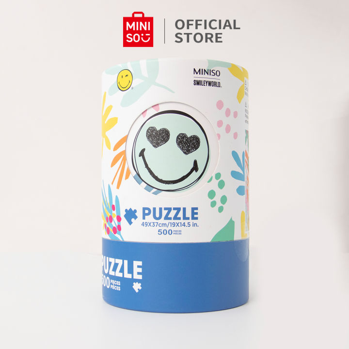 MINISO Membingungkan Puzzle 100 Piece 500 Piece Mainan Edukasi