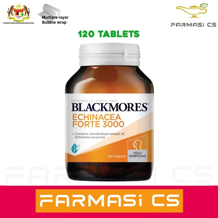 PROMO BLACKMORES ECHINACEA FORTE 3000MG 120 tablets EXP05/2025 [ Cold