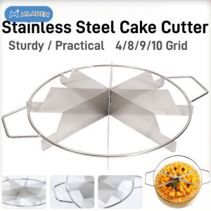 MLADEN Cake Cutter Slicer Pizza Slicer 6/8-Slice Stainless Steel Pie Divider Pizza Mold Cake Portioner Baking Tools Kitchen