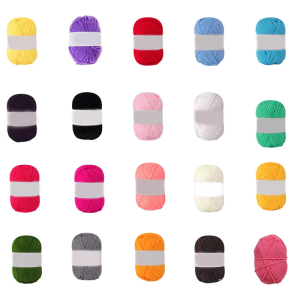 Skein Yarn Colorful Yarn for Knitting and Crochet Projects for Handmade Enthusiasts Solid Color Yarn