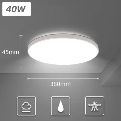 CANMEIJIA Led Ceiling Light Modern Ceiling Lamp Ultra Thin Indoor Lighting 18W 30W 40W Surface Mounted Panel Lights For Living Room Bedroom Bathroom Home Decor Fixture