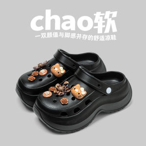 [Free Shipping] Fashionable Floral Clogs for Women Womens Outdoor Sandals Beach Slippers Home Slippers Womens Closed-Toe Slippers
