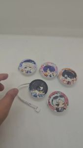 Love and Deepspace Tape Measure 1pc Chibi Soft Body Ruler 2m Metric Inch Double Scale Xavier Zayne Rafayel Sylus Caleb Waist Hip Sewing Game Merch Birthday Gift for Teens