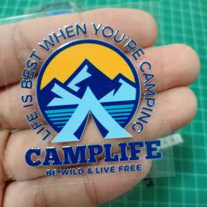 ✨ สติกเกอร์ UV ตัวนูนกันน้ำ ✨ ลาย Camp Set.2 ⛺🌲 รวมไอเทมสุดชิคสำหรับ สายเดินป่า & สายชิว
