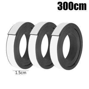 3M Self Adhesive Magnet Strip Rubber Magnet Tape Strong Flexible Magnet Stripe for Refrigerator Photo Posters Free Cutting