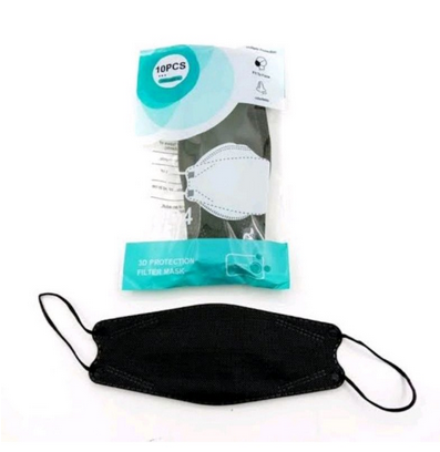 Masker KF95 Warna Hitam 1 Pack Isi 10pcs Dewasa Tebal Good Quality ...