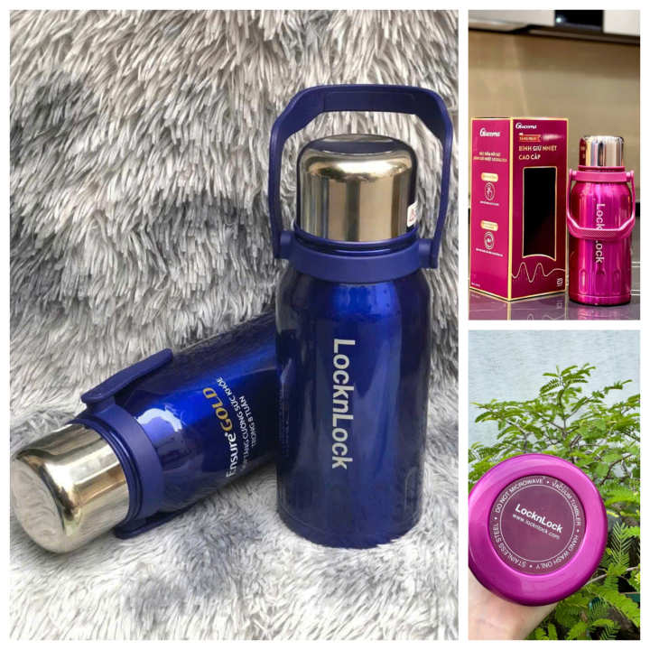 Bình giữ nhiệt Lock & Lock hàng khuyến mại Ensure Gold 1150ml, Glucena ...