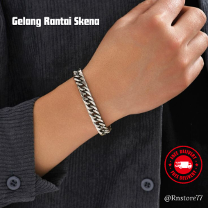 Gelang Rantai Titanium Pria Dan Wanita Anti Karat Paling Murah Kualitas High Premium