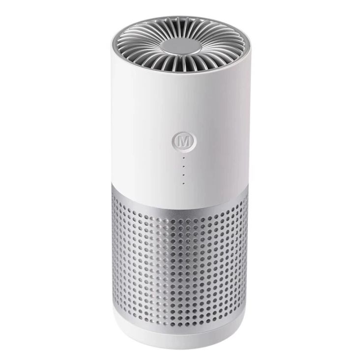 white white Air Purifier For Home Ozone Generator HEPA Filters Desktop