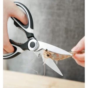 #489 Multifunction Stainless steel kitchen scissors  不锈钢厨房剪刀 Gunting Dapur Keluli Tahan Karat