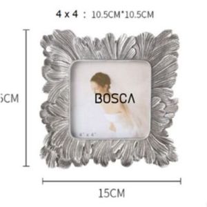 Bosca Living - Feuile Frame Photo / Frame Foto Gold / Bingkai Foto Frame Figura / Bingkai Foto Estetik Vintage / Pajangan Foto