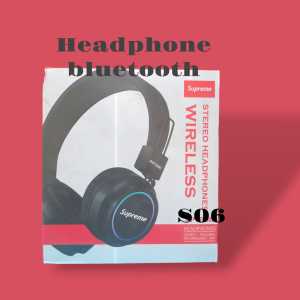 S06 ORIGINALHEADPHONE BANDO SPORT LED WIRELESS WIRELLES BLUETUT BLUETOOTH HEADSET SUPER