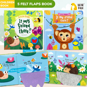 BEAR TALE Interactive Lift-the-Flap Insect Book for Toddlers Fun Peekaboo Learning Book for Kids