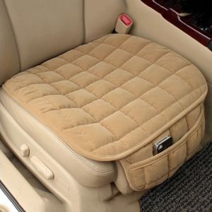 COVIEEZB 1PC Winter Front Chair Seat Pad Auto Protector Mat Breathable Pad Car Seat Protector Vehicle Seat Cushion Car Seat Cover